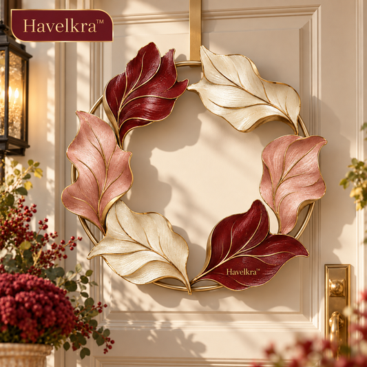 Havelkra™ Reversible Sculptural Seasonal Wreath with Convertible Display