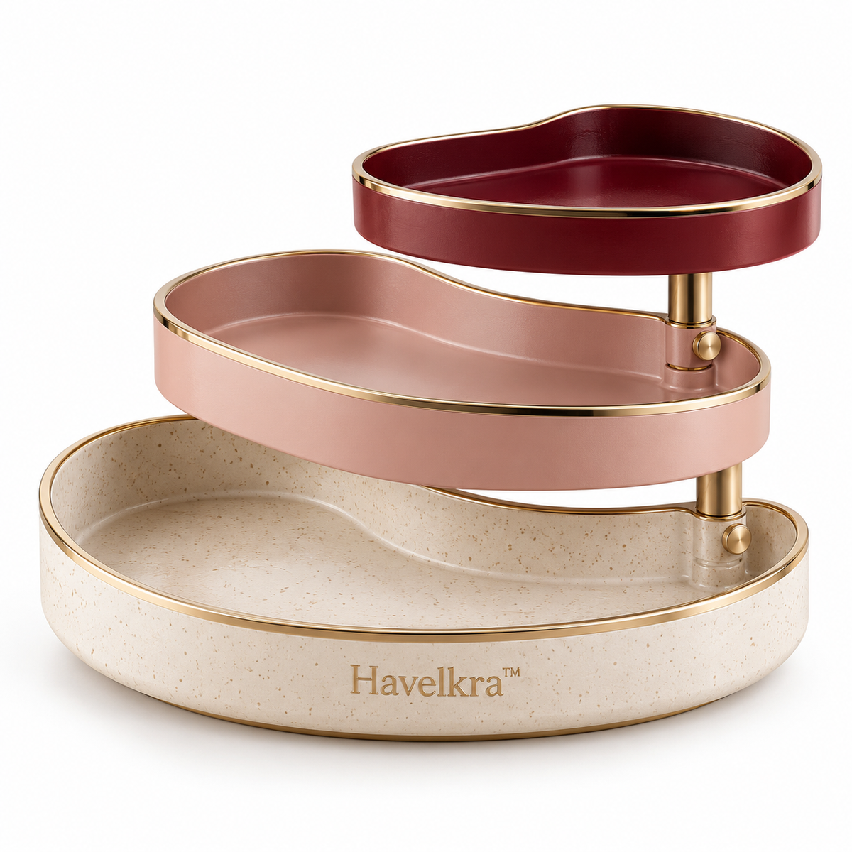 Havelkra™ Sculptural Expandable Layered Decorative Tray