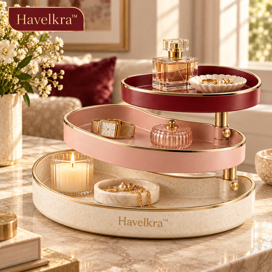 Havelkra™ Sculptural Expandable Layered Decorative Tray