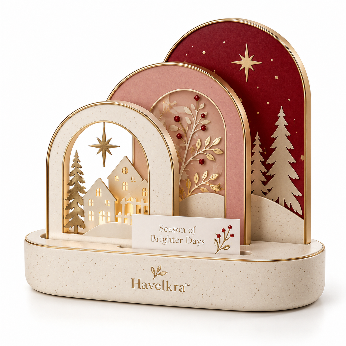 Havelkra™ Layered Reversible Holiday Display Arch