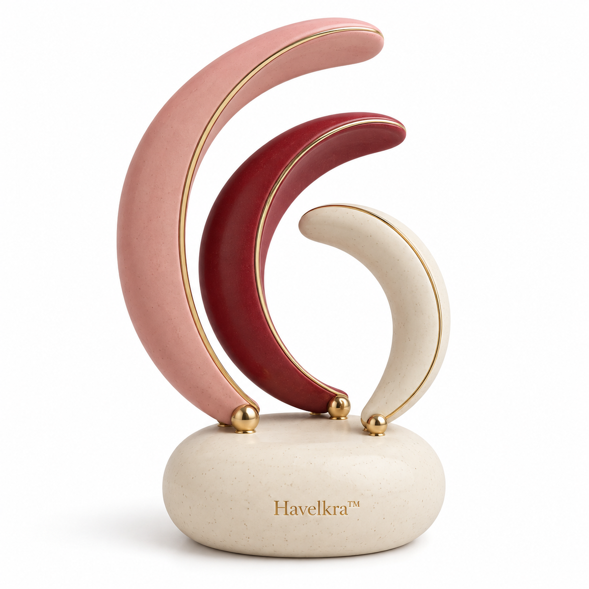 Havelkra™ Sculptural Pivot Arc Table Object